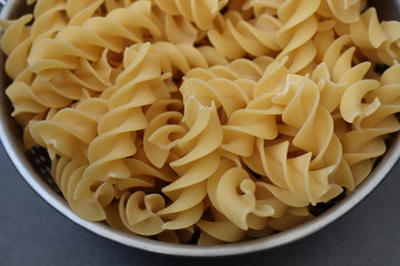 close up pasta in a bowl