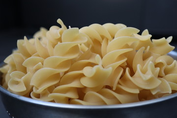close up pasta in a bowl