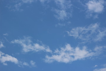 Beautiful summer Crimean blue sky