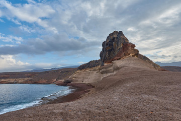Fototapeta na wymiar Rock formation in Caleta de Adeje, Tenerife