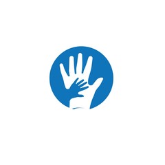 Hand Care Logo Template vector icon