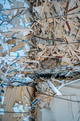  recycled cardboard close-up