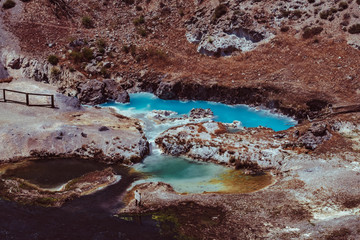 Hot Creek Geological site and hot Creek River