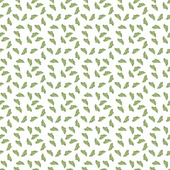 Seamless pattern of watercolor green spots on a white background. Use for invitations, menus, birthdays