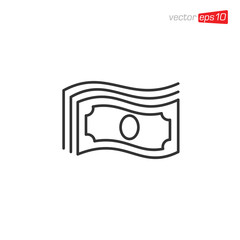 Money Icon Design Vector Template