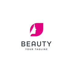 beauty logo template vector design