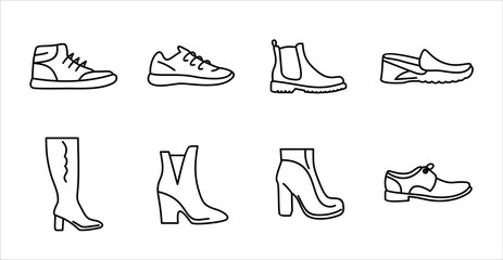Shoes icon. Vector illustration.