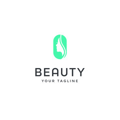 beauty logo template vector design