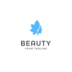 beauty logo template vector design