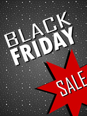 easy to edit vector illustration of Black Friday Sale Promotion advertisement banner template background