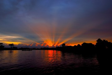 Naklejka premium atardecer 002