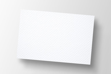 Modern white paper on empty sheet gray background with light shadows for creative wallpaper, card, art work design.