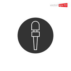 Microphone Icon Design Vector Template