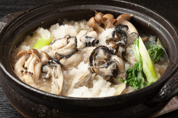 牡蠣のみぞれ鍋