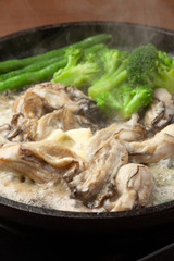 牡蠣のバター焼き