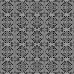 Black and white square allover seamless pattern. H