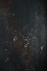 Dark moody black with grey concrete texture or background. With place for text and image - obrazy, fototapety, plakaty