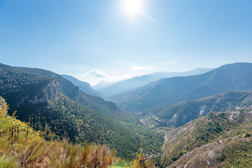 Breathtaking Views of the French and Italian Alps Under a Clear Blue Sky