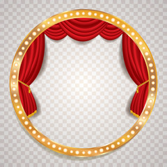 gold circle bulb ring