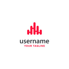 letter a logo template design 