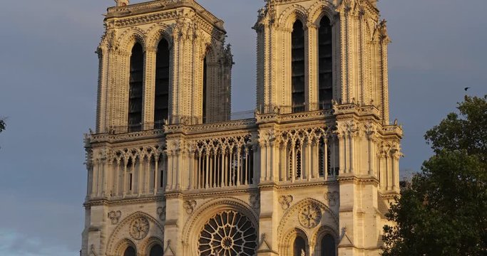 The Notre Dame cathedral, ile de la Cit&eacute;, Paris, France