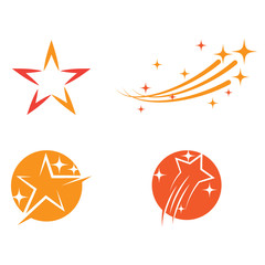 Set Star icon Template