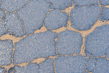 Obraz premium Textura de asfalto agrietado.