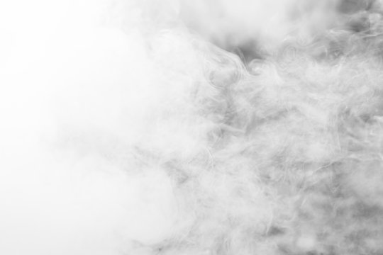 White thick smoke background texture. fog
