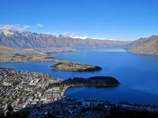 Lac de Wakatipu Nouvelle Z&eacute;lande