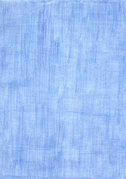 faded blue rectangle sheet of paper colored with pencil.