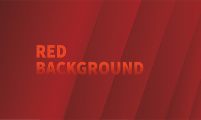 Abstract geometric Red color background. Vector, illustration