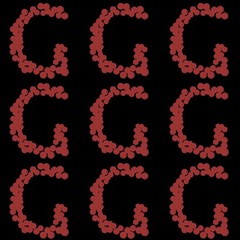 seamless background letters array -  G