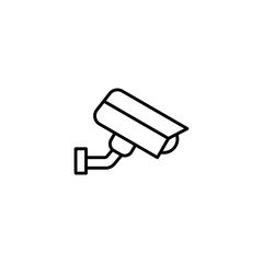 Fixed CCTV, Security Camera Icon Vector. Trendy Flat style for graphic design, Web site, UI. EPS10. - Vector illustration