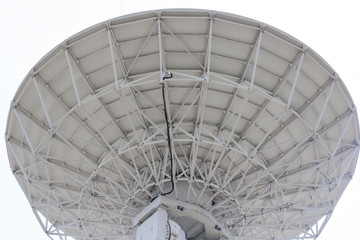 Clouse up Satellite dish or radio antennas against with sky