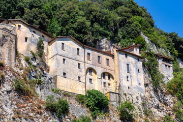 The Hermitage of Greccio Sanctuary, Greccio, Rieti Province, Italy