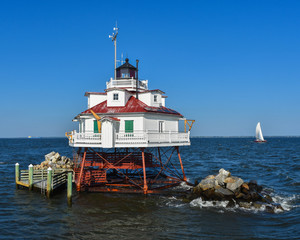 lighthouse on island
