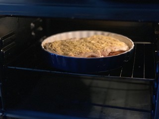 Baked in oven 