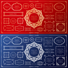 高級感のあるフレームデザイン　カードデザイン　アンティーク　ラグジュリー　ビンテージ