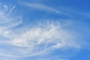 Naklejka na ściany i meble Sky with clouds nature background 
