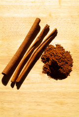 CINNAMON STICKS AND CINNAMON SPICE