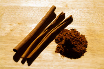 CINNAMON STICKS AND CINNAMON SPICE