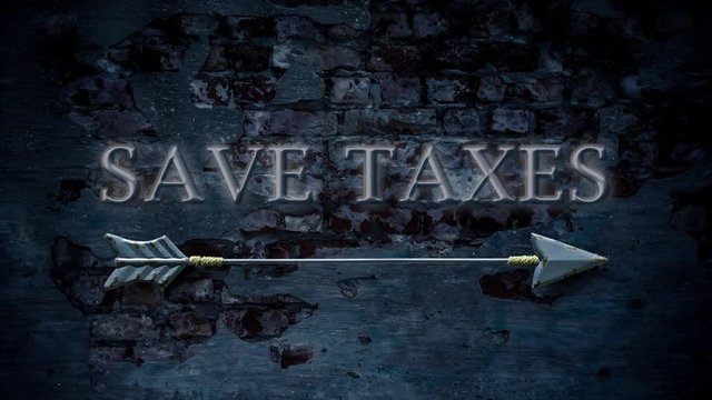Street Sign to Save Taxes