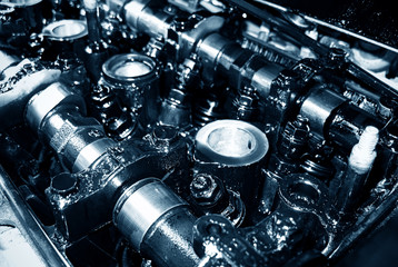 Motor Engine closeup