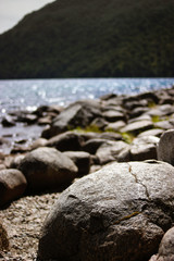stones in water