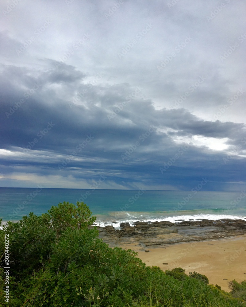 Wall mural beach and sea