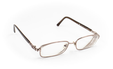 glasses isolated on white background