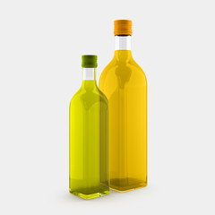 Two Bottles of Plant Oil