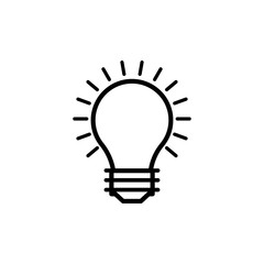 Idea Vector illustration. Seo & Web design element Line Icon.