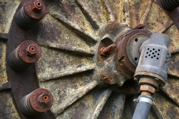 Oxidation rusting machinery and equipment