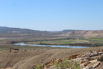 Winding River in the Valley